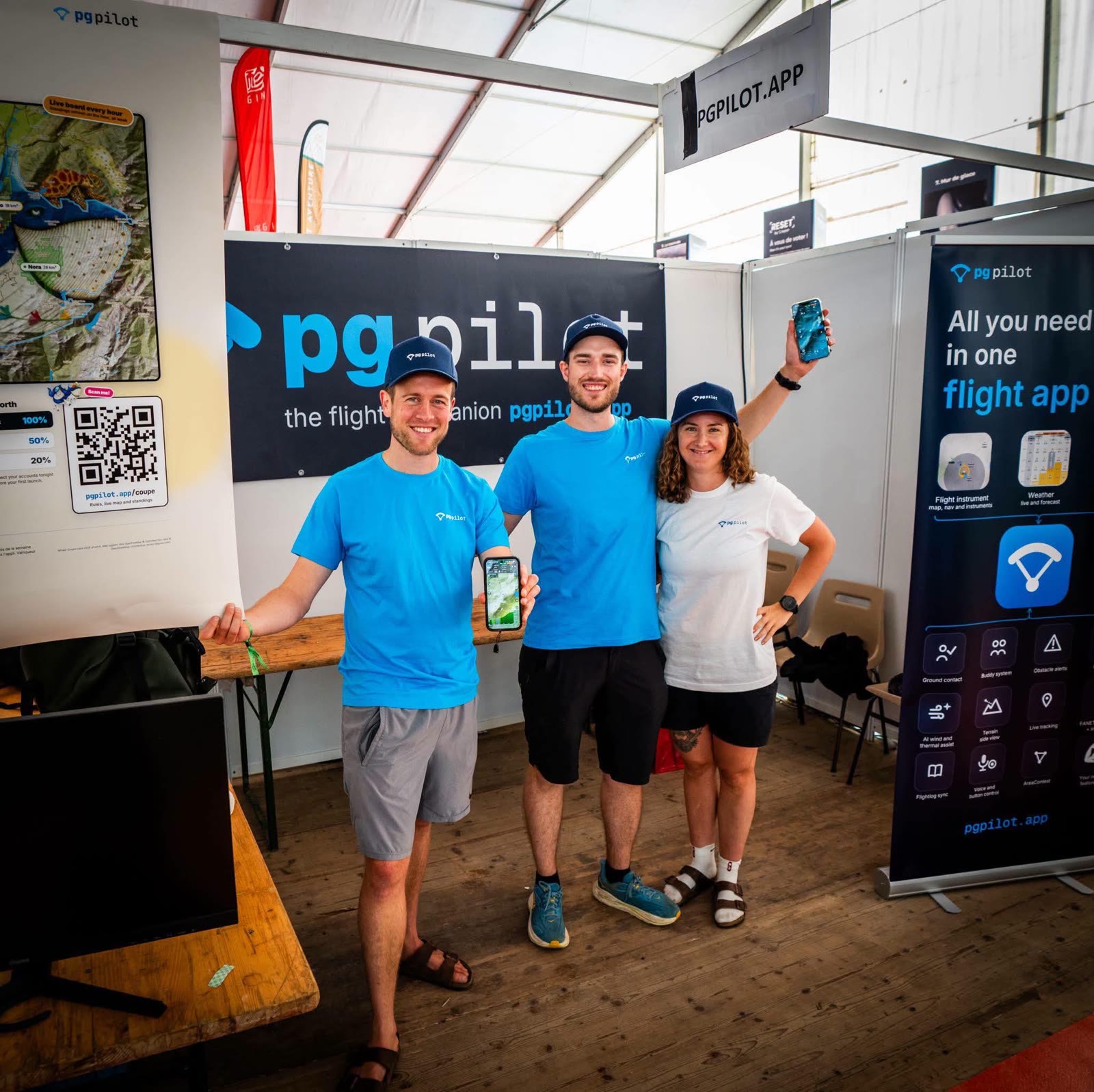 The pgpilot stand at Coupe Icare 2026